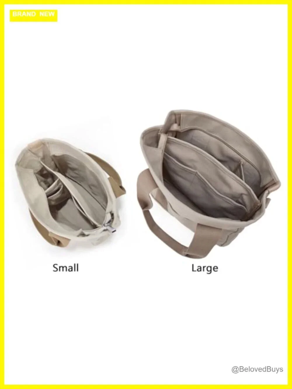 Canvas Crossbody Tote Bag with Zipper Shoulder Hobo Satchel